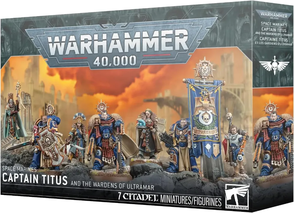 Games Workshop - Warhammer 40K - Space Marines - Captain Titus and The Wardens of Ultramar