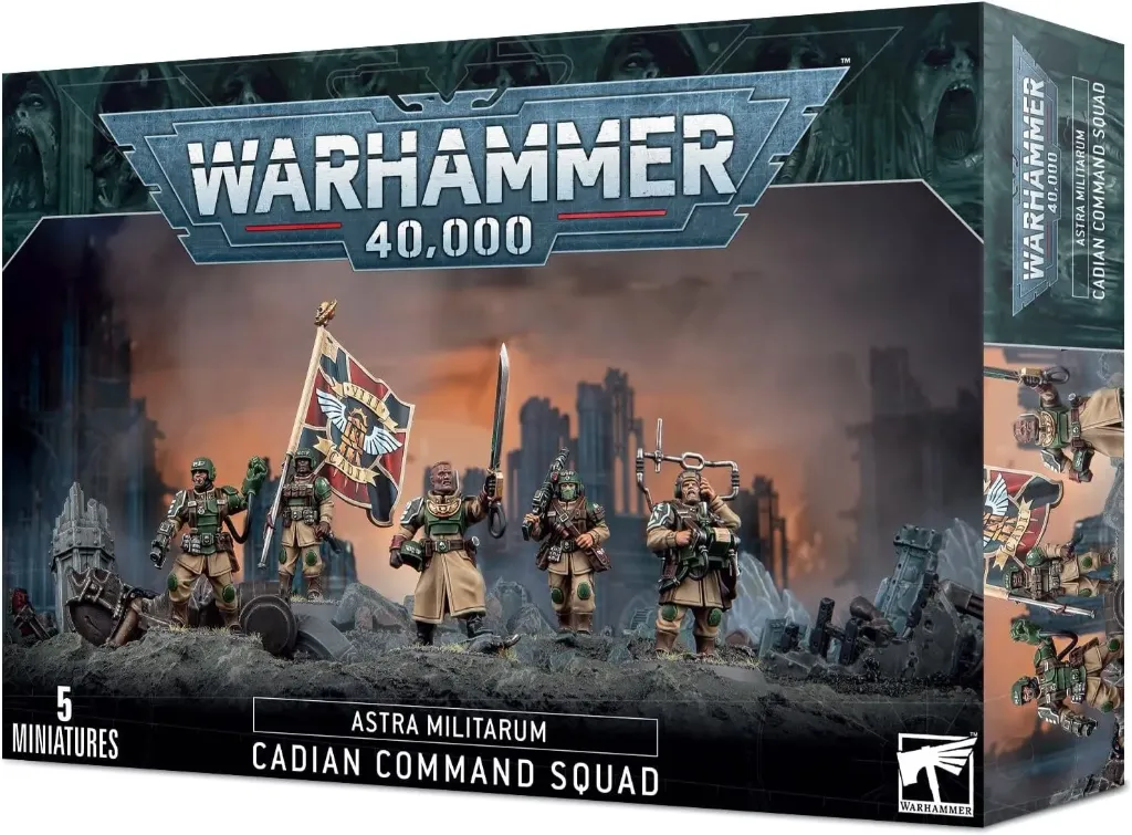 Games Workshop Warhammer 40k - Astra Militarum Cadian Command Squad