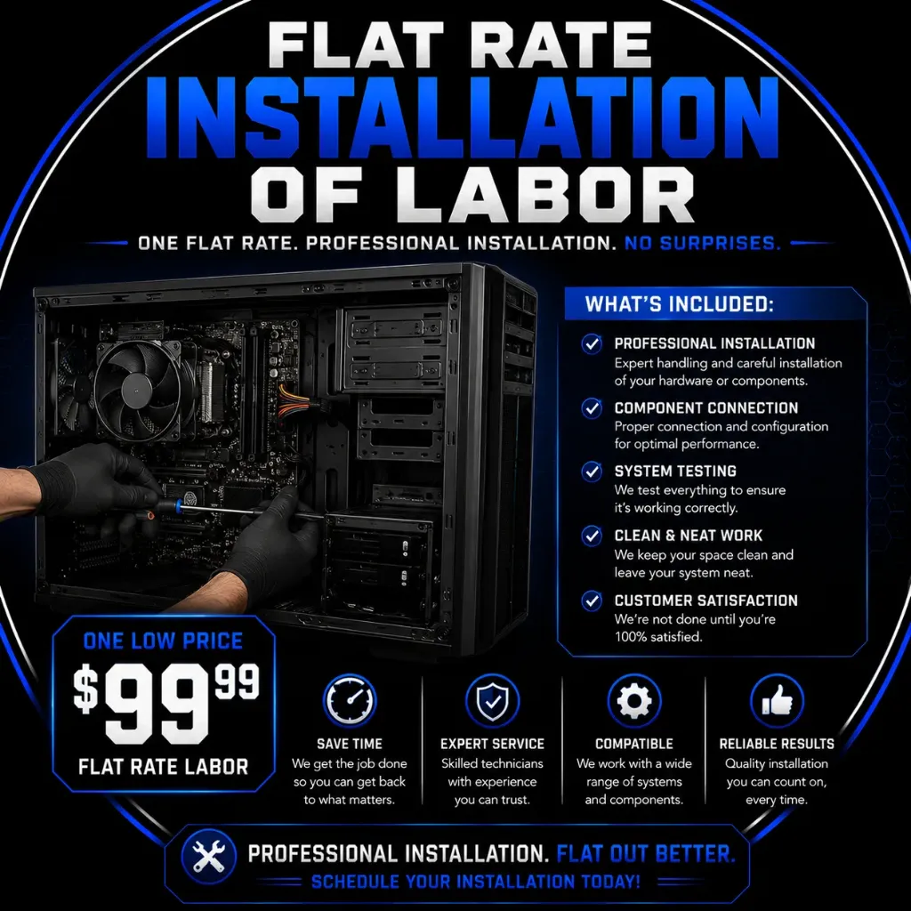 Flat-Rate Installation Labor